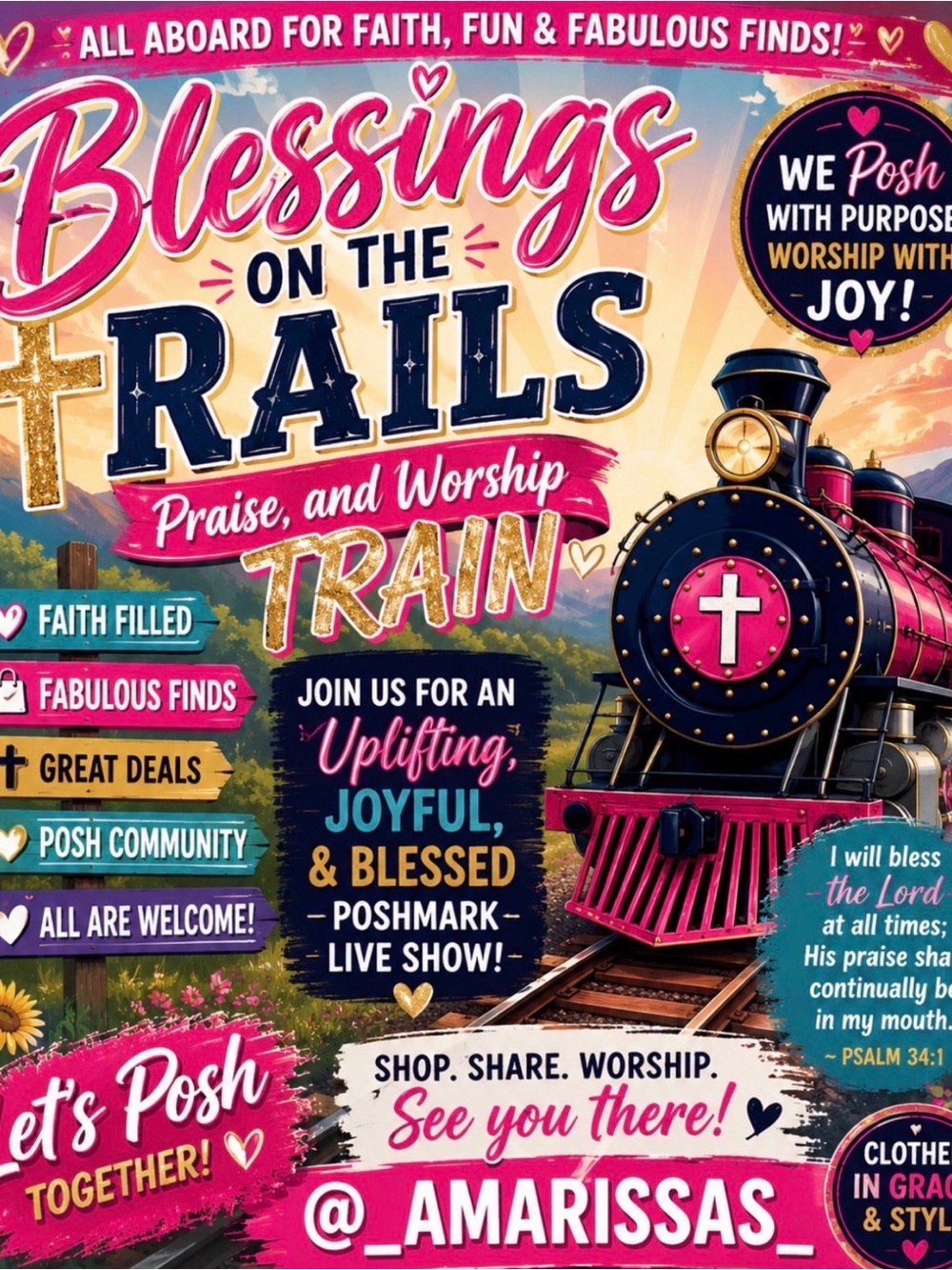 🚂 Blessings on the Rails Live Show Sell  8/19/26